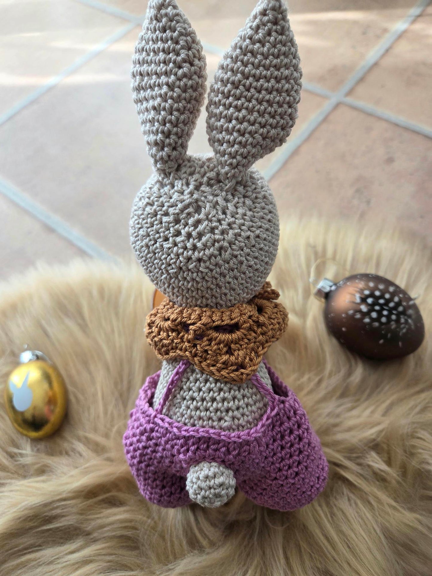 Kuschelhase beige/pink