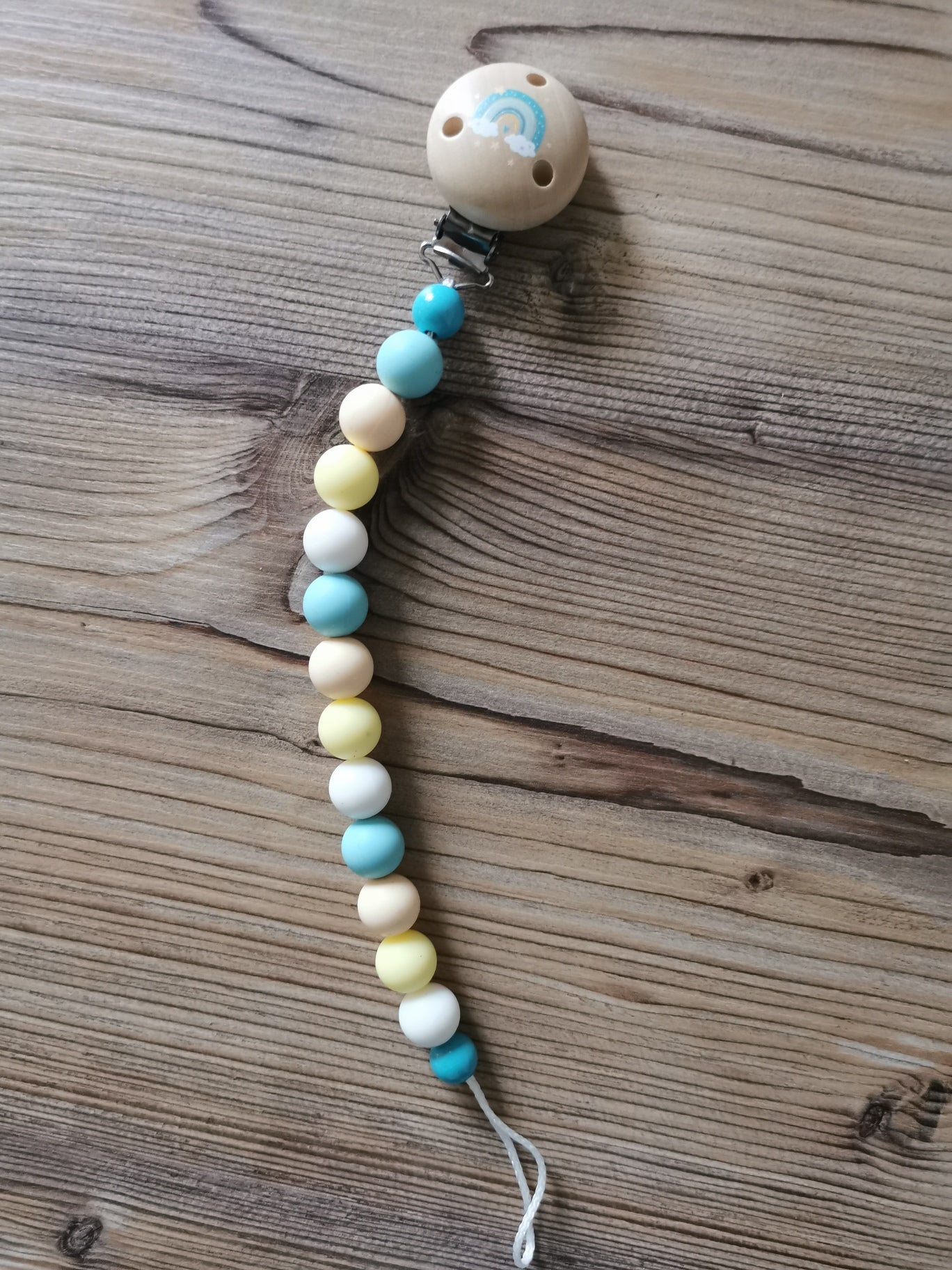 Schnullerkette "Regenbogen" Silikon