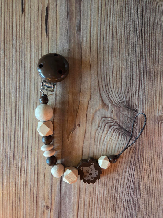 Schnullerkette "Löwe"