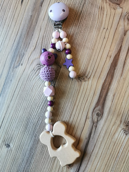 Maxi-Cosi-Anhänger "Teddy lila"