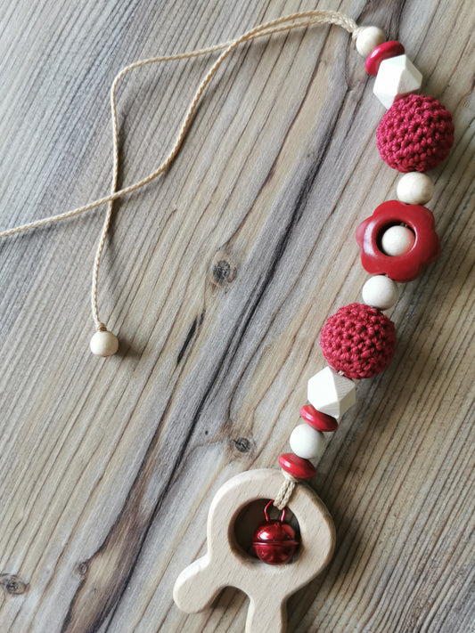 Maxi-Cosi-Anhänger "Häschen rot"