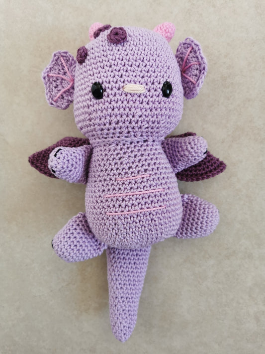 Babydrache lila