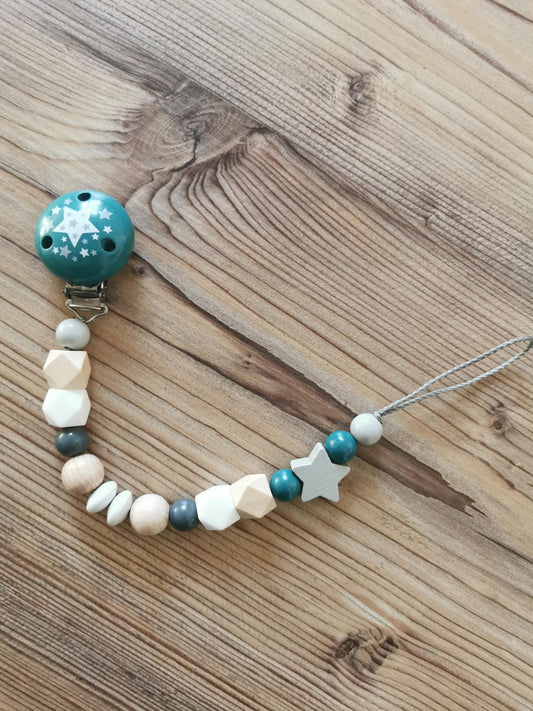Schnullerkette "Sternenglanz"